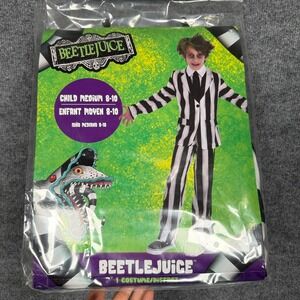 Kids Costume - Black and White Striped Suit